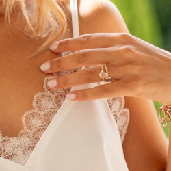 Photo de Plaqué Or BAGUE AMANDA chez Perrine et Antoinette