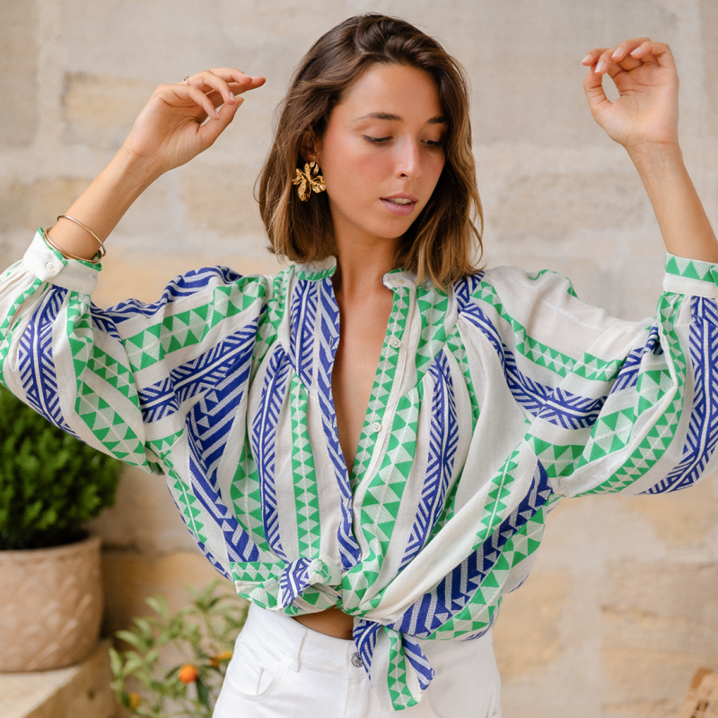 Photo de Prêt-à-Porter BLOUSE JADE chez Perrine et Antoinette