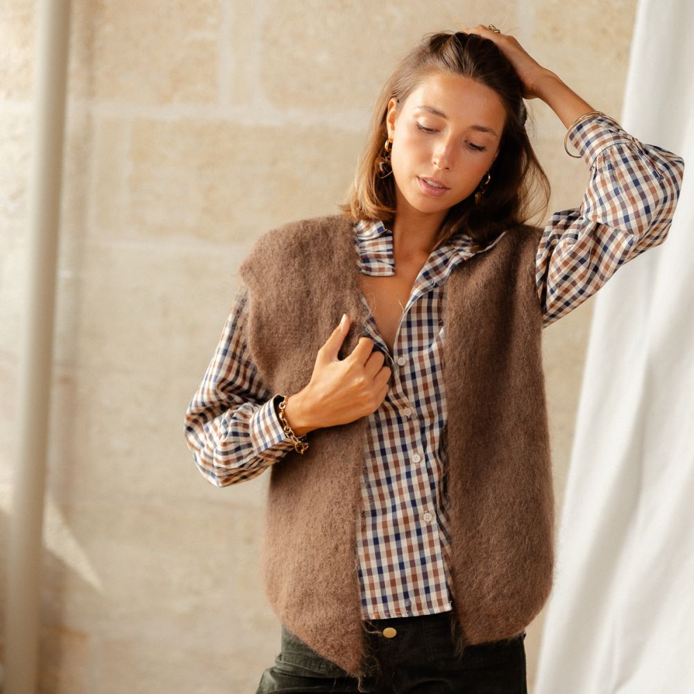 Photo de Prêt-à-Porter GILET BASILE chez Perrine et Antoinette