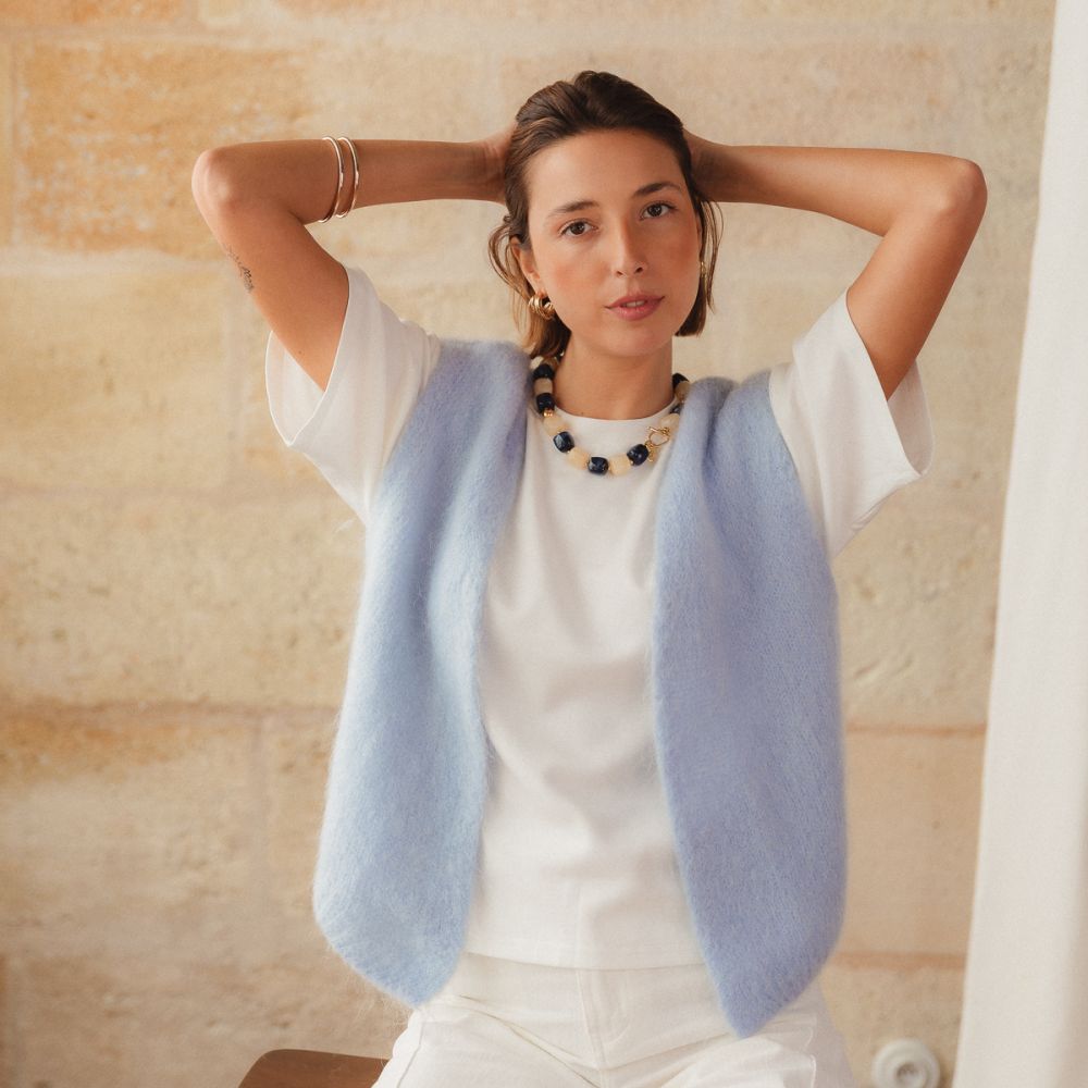 Photo de Prêt-à-Porter GILET BASILE chez Perrine et Antoinette