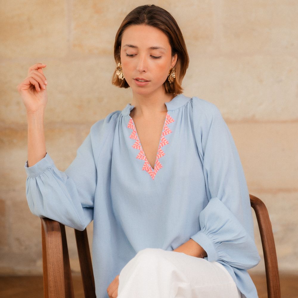 Photo de Prêt-à-Porter BLOUSE JADE chez Perrine et Antoinette