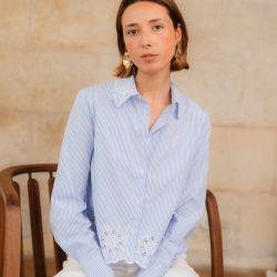 Photo de Prêt-à-Porter CHEMISIER CELESTE chez Perrine et Antoinette