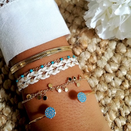Photo de Bracelets empierrés JONC AMBROISE chez Perrine et Antoinette