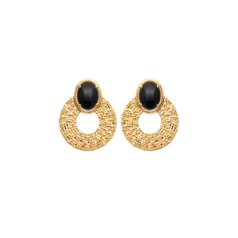 Photo de Boucles d'oreilles empierrées BOUCLES GRACIA chez Perrine et Antoinette