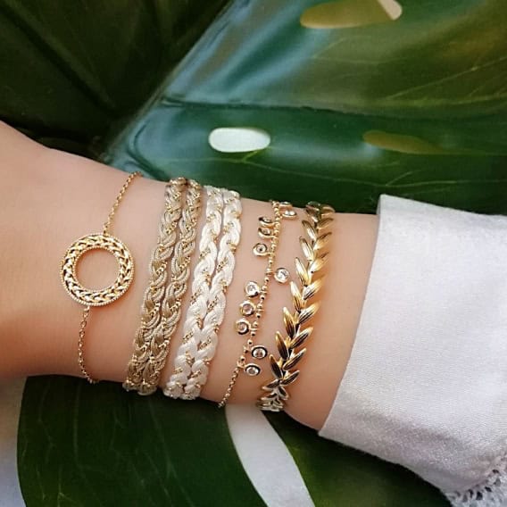 Photo de Bracelets sans strass BRACELET SOLENE chez Perrine et Antoinette