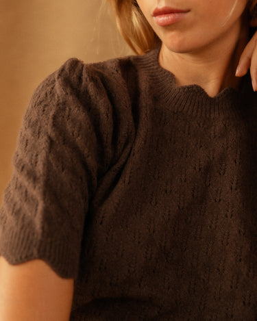 PULL RENAUD MARRON #couleur_marron