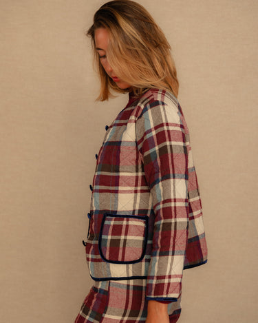 VESTE BENEDICTE ROUGE #couleur_rouge 
