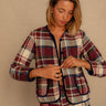 VESTE BENEDICTE ROUGE #couleur_rouge 