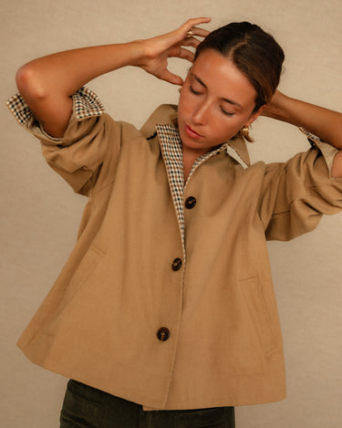 VESTE ADELE CAMEL  #couleur_camel