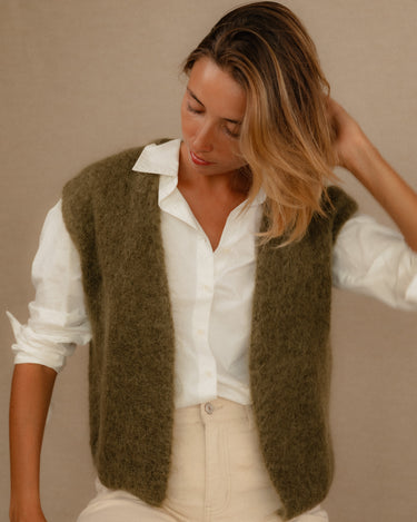 GILET BALTHAZAR KAKI  #couleur_kaki