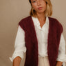GILET BALTHAZAR PRUNE #couleur_prune
