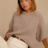 PULL GABIN TAUPE  #couleur_taupe