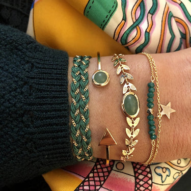 BRACELET SIDONIE DORÉ #couleur_doré
