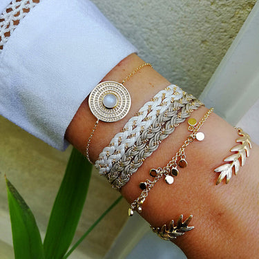 BRACELET MAELI DORÉ #couleur_doré