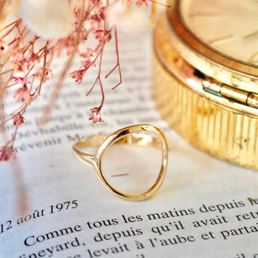 BAGUE ESTEE DORÉ #couleur_doré