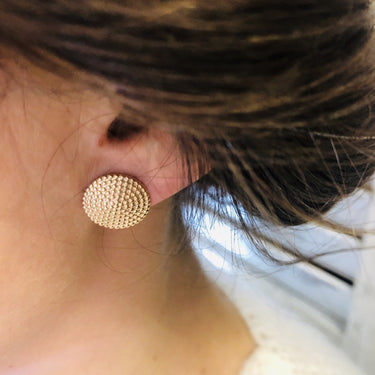 BOUCLES AMALIA DORÉ #couleur_doré