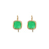 BOUCLES CLARENCE VERT SAPIN / DORÉ #couleur_vert-sapin-/-doré