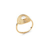 BAGUE ODYSSEE DORÉ #couleur_doré