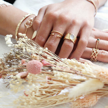 BAGUE ALLY DORÉ #couleur_doré