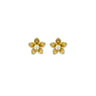 BOUCLES FLORA DORÉ #couleur_doré