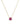 COLLIER CLARENCE GRENAT #couleur_grenat