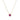 COLLIER CLARENCE GRENAT #couleur_grenat