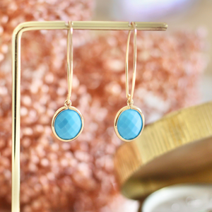 BLEU TURQUOISE / DORÉ