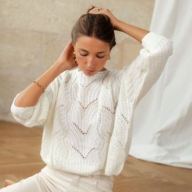 PULL VICTOR IVOIRE #couleur_ivoire