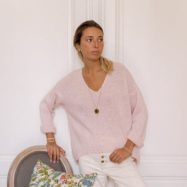 PULL MARC PIVOINE #couleur_pivoine
