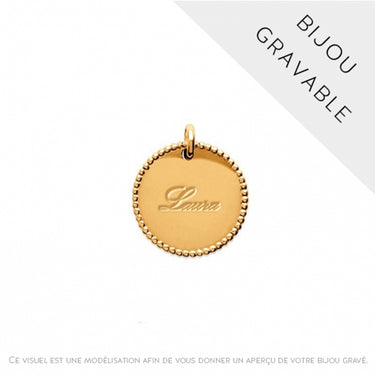 PENDENTIF CAPRI DORÉ #couleur_doré