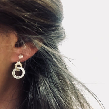 BOUCLES MANON ARGENTÉ #couleur_argenté