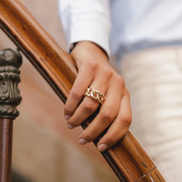 BAGUE EVA DORÉ #couleur_doré