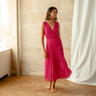 ROBE LAURENE FUCHSIA #couleur_fuchsia