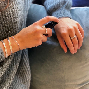 BAGUE RAPHAELLE ARGENTÉ #couleur_argenté