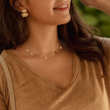 COLLIER HAIDEN DORÉ #couleur_doré