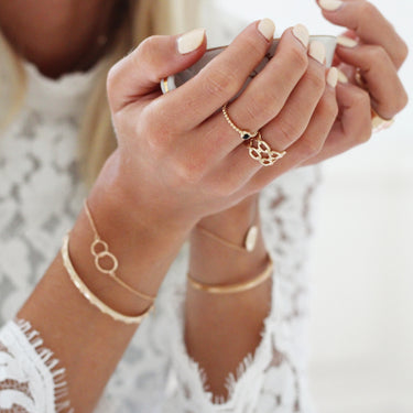 BRACELET ANNA DORÉ #couleur_doré