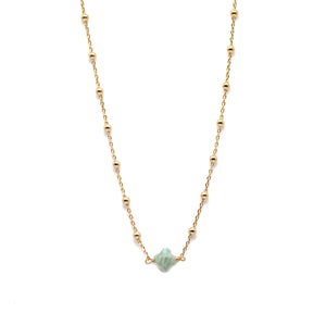 AMAZONITE VERT GIVRÉ