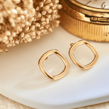 BOUCLES ALYA DORÉ #couleur_doré