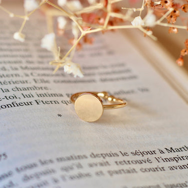 BAGUE MAÏNA DORÉ #couleur_doré