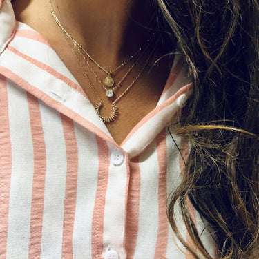 COLLIER VERA DORÉ #couleur_doré