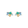 CLOUS ADELIE DORÉ / BLEU / VERT #couleur_doré-/-bleu-/-vert