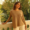 PULL MATHURIN NOISETTE #couleur_noisette
