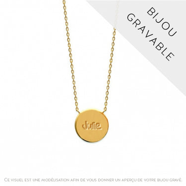 COLLIER APOLLINE DORÉ #couleur_doré