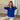 GILET HUGUES BLEU ÉLECTRIQUE #couleur_bleu-électrique
