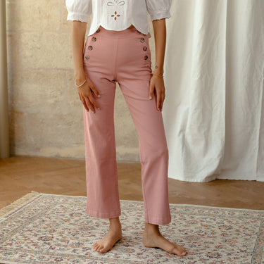 PANTALON GABIN ROSE #couleur_rose