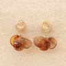BOUCLES PETALES MARRON #couleur_marron
