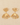 BOUCLES FLORE DORÉ #couleur_doré