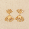 BOUCLES FLORE DORÉ #couleur_doré