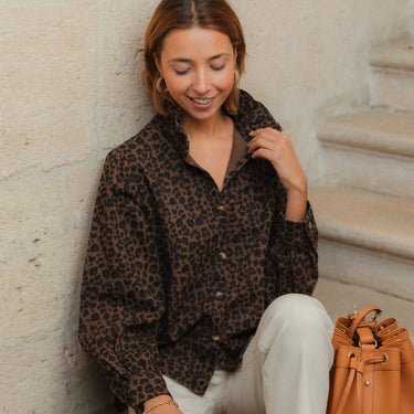 VESTE JEANNETTE MARRON #couleur_marron
