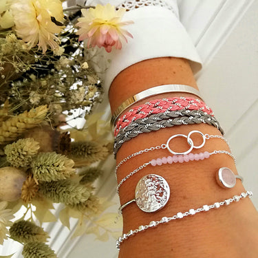 BRACELET ARIANE ROSE PÂLE #couleur_rose-pâle